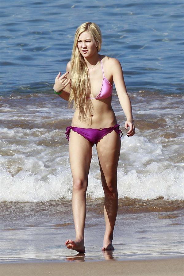 Ava Sambora in a bikini