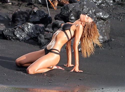 Candice Swanepoel in a bikini