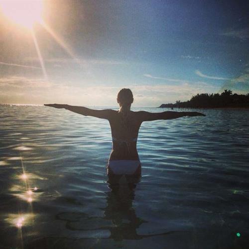 Caroline Wozniacki in a bikini