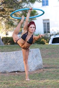 Sharna Burgess in a bikini