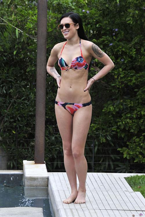 Rumer Willis in a bikini