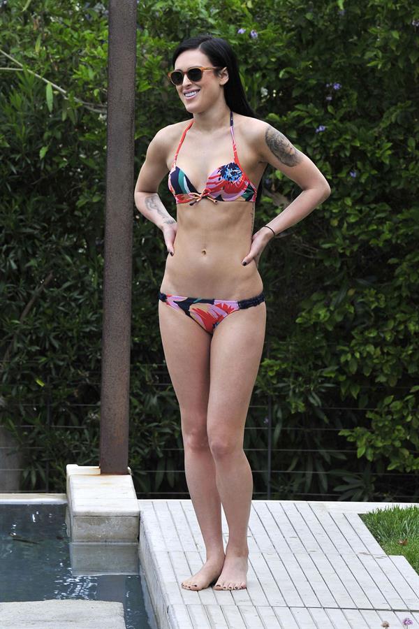 Rumer Willis in a bikini