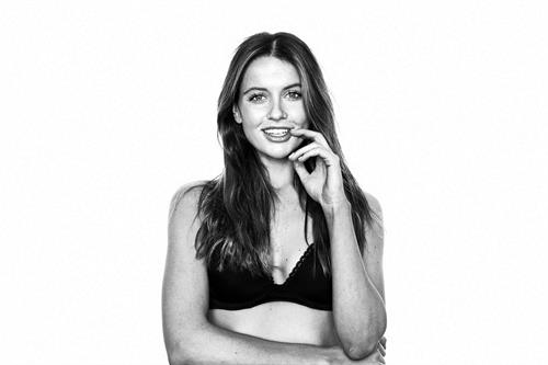 Tess Homann in a bikini