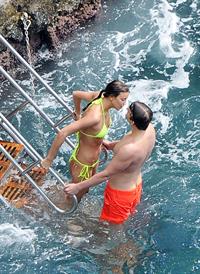 Irina Shayk in a bikini