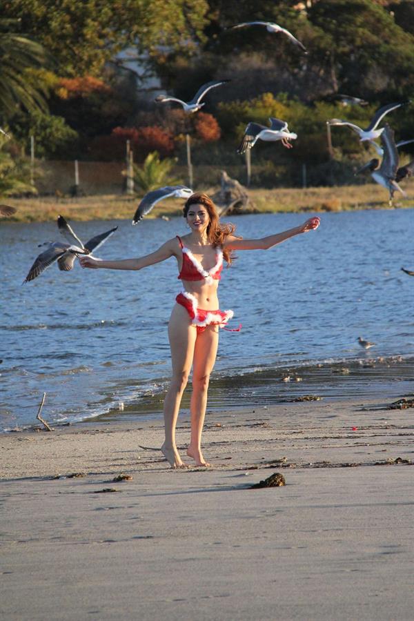 Blanca Blanco in a bikini