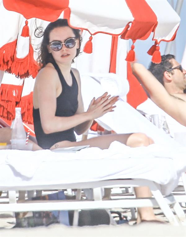 Daisy Ridley in a bikini