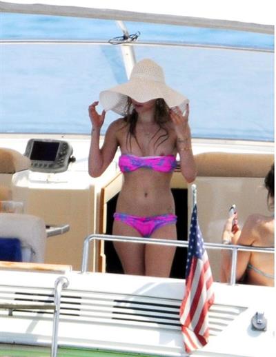 Avril Lavigne in a bikini