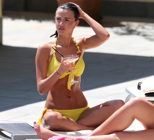 Lucy Mecklenburgh in a bikini