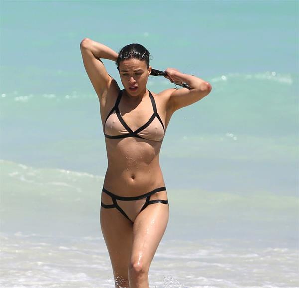 Michelle Rodriguez in a bikini