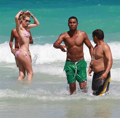 Doutzen Kroes in a bikini