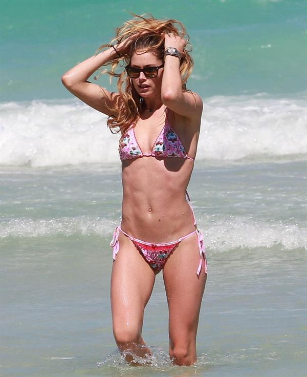 Doutzen Kroes in a bikini