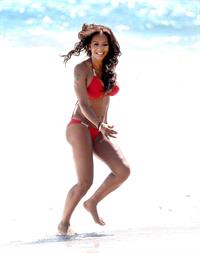 Melanie Brown in a bikini