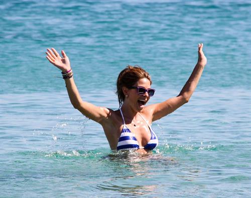 Maria Menounos in a bikini