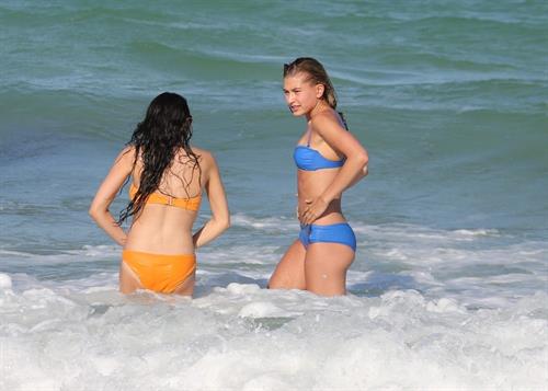Hailey Bieber in a bikini