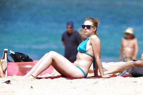 Scarlett Johansson in a bikini