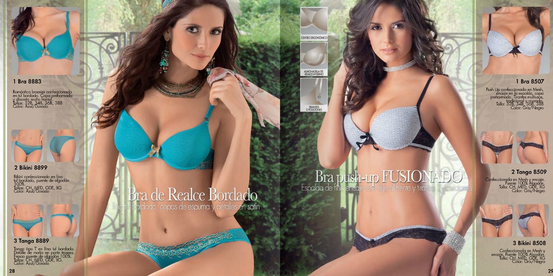 Carla Ossa in lingerie