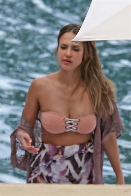 Jessica Alba in a bikini