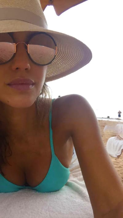 Jessica Alba in a bikini