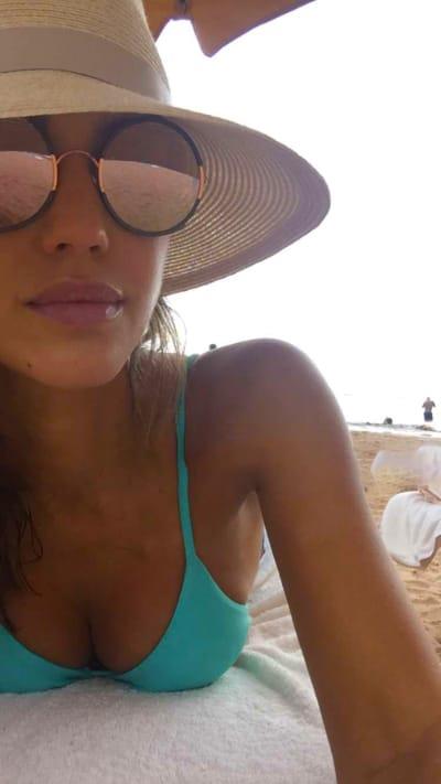 Jessica Alba in a bikini