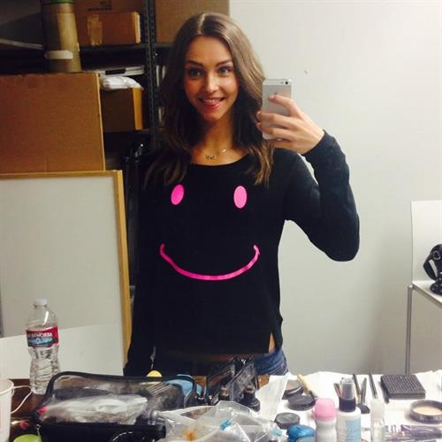 Rachel Cook taking a selfie