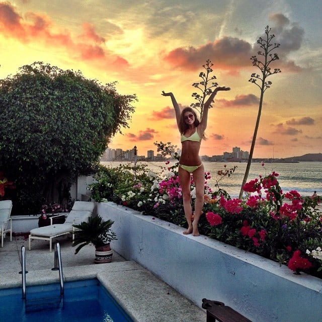Daniela Lopez in a bikini