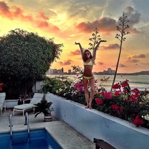 Daniela Lopez in a bikini