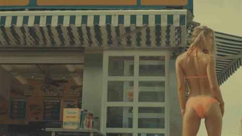 Nina Agdal in a bikini - ass