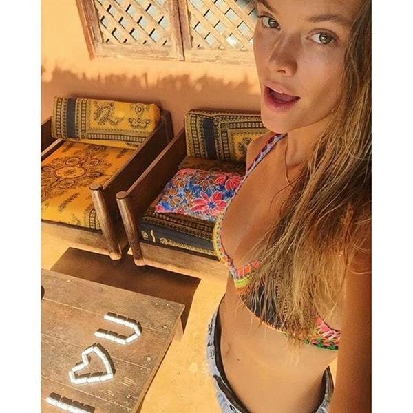 Nina Agdal in a bikini