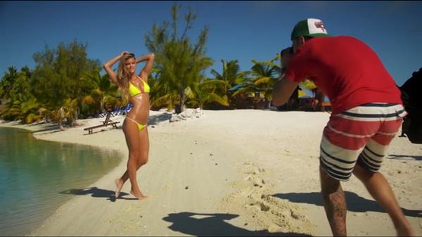 Nina Agdal in a bikini