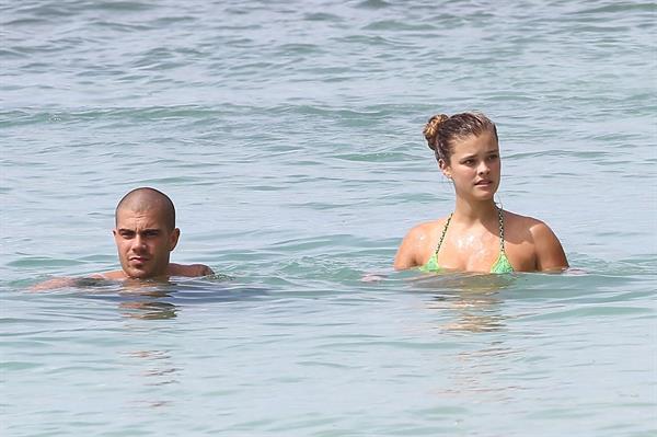 Nina Agdal in a bikini