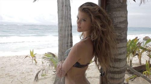 Nina Agdal in a bikini