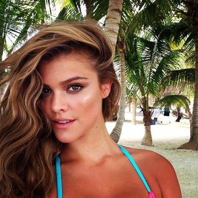 Nina Agdal in a bikini
