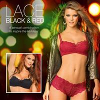 Nina Agdal in lingerie