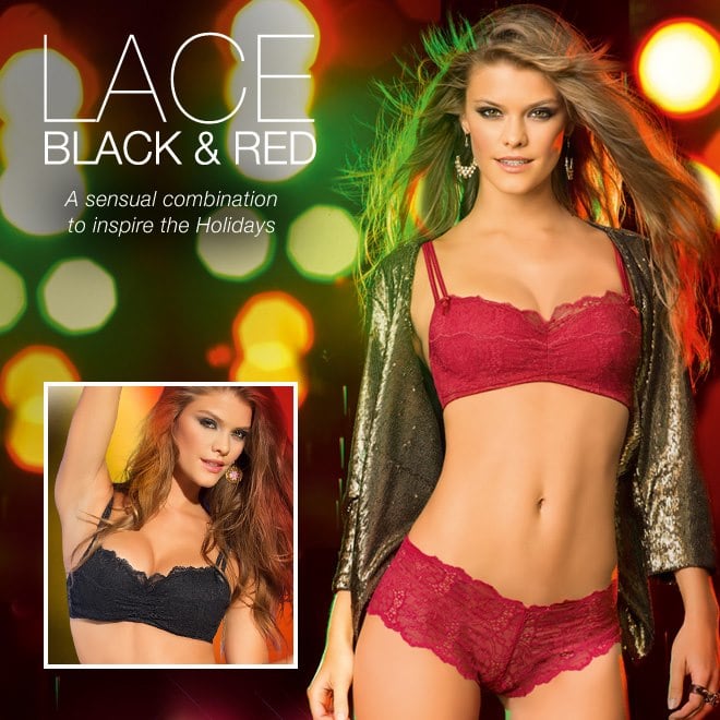 Nina Agdal in lingerie