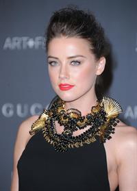 Amber Heard LACMA Art Film Gala in Los Angeles on October 27, 2012