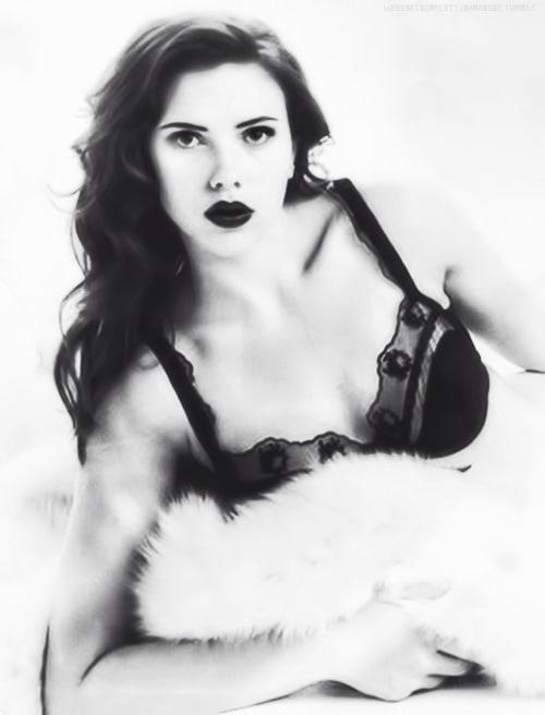 Scarlett Johansson in lingerie