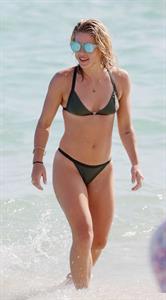 Emily Bett Rickards in a bikini