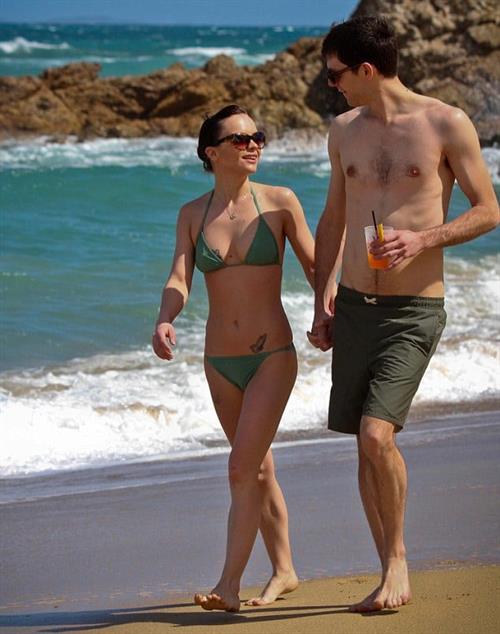 Christina Ricci in a bikini