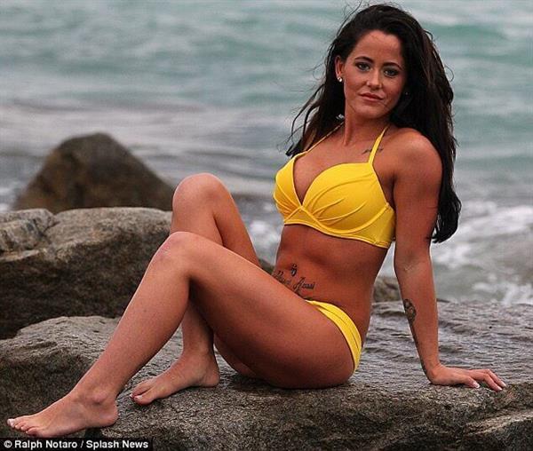 Jenelle Evans in a bikini