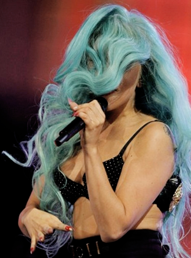 Lady Gaga in lingerie