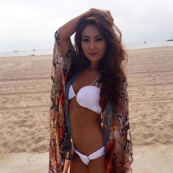 Chasty Ballesteros in a bikini