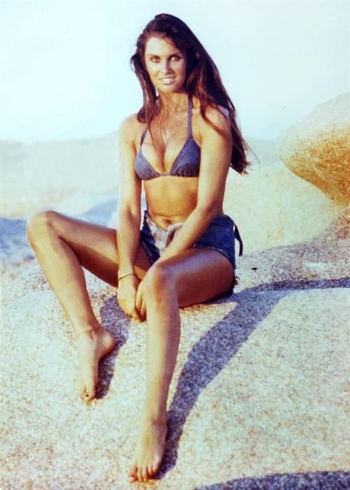 Caroline Munro in a bikini