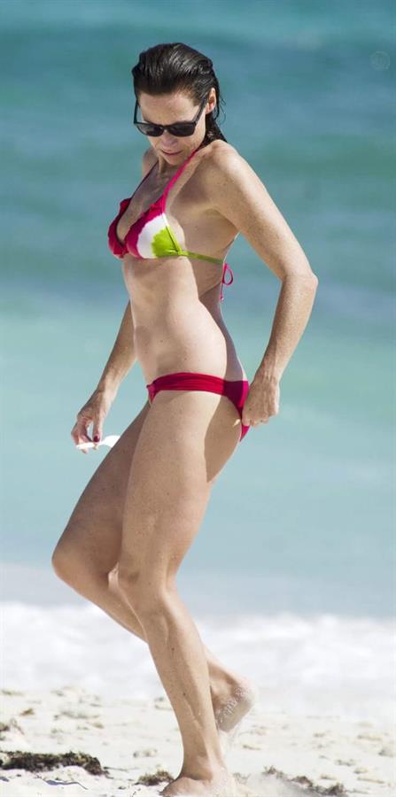 Minnie Driver in a bikini