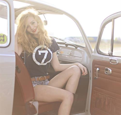 Freyja Vanden Broucke in a bikini