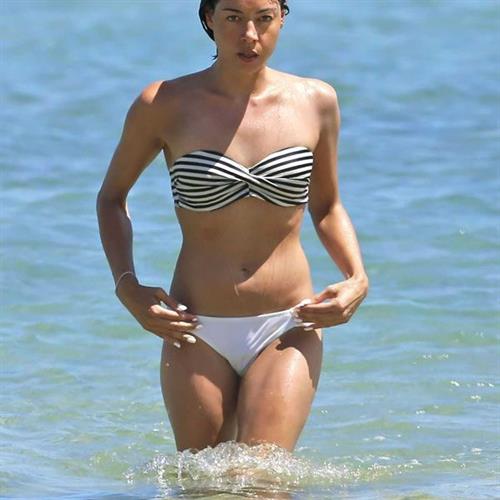 Aubrey Plaza in a bikini