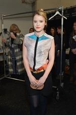 Taylor Spreitler Mara Hoffman Fall 2013 fashion show in New York 2/9/13 