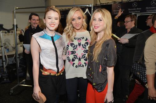 Taylor Spreitler Mara Hoffman Fall 2013 fashion show in New York 2/9/13 