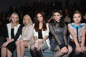 Taylor Spreitler Mara Hoffman Fall 2013 fashion show in New York 2/9/13 