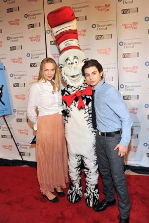 Uma Thurman joins Cat In The Hat On NEA's Read Across America Day at New York Public Library (01.03.0213) 