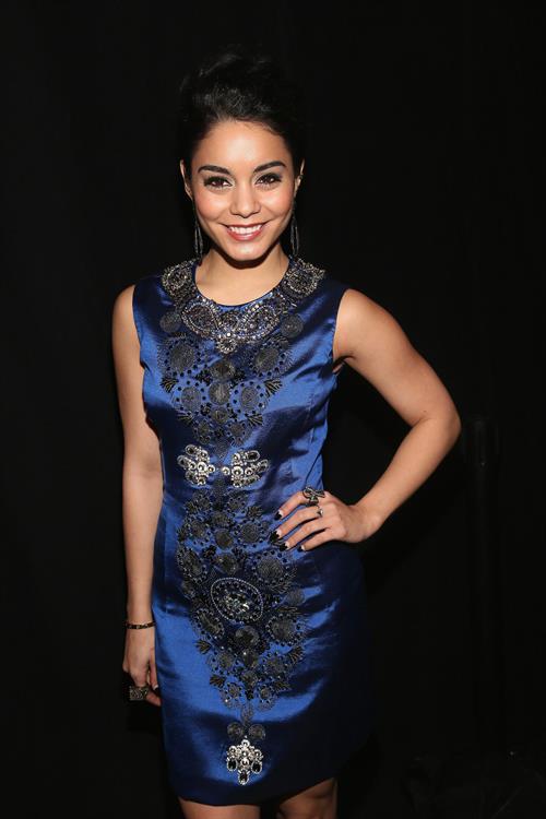 Vanessa Hudgens Naeem Khan Fall 2013 Fashion Show in New York, February 12, 2013 